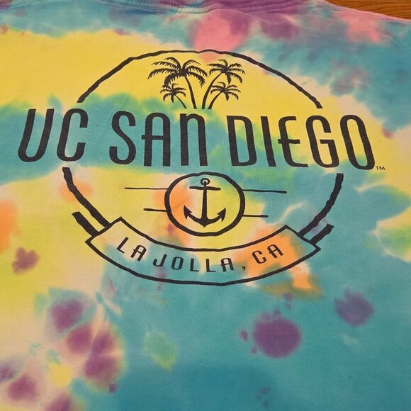 UC San Diego Parent Dad T Shirt Tie Die La Jolla Men's XXL NCAA UCSD Tritons - Picture 11 of 13